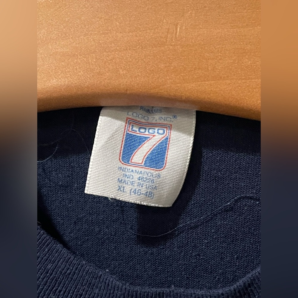 Vintage Logo 7 Chicago Bears Logo SS Shirt Size Medium - Picture 4 of 6